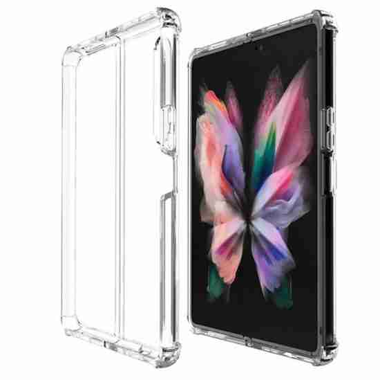 Husa , Antisoc, Samsung Galaxy Z Fold 3, Transparent, Protectie full